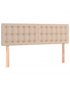 Testiere 2 pz Cappuccino 72x5x78/88 cm in Similpelle 2