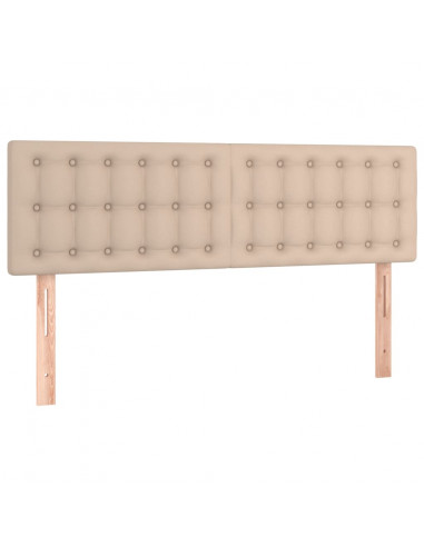 Testiere 2 pz Cappuccino 72x5x78/88 cm in Similpelle