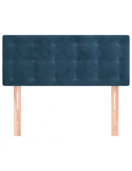 Testiera Blu scuro 90x5x78/88 cm in Tessuto