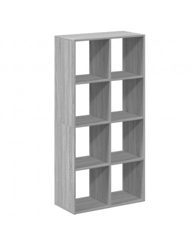 Libreria Divisorio Grigio Sonoma 69,5x29x137,5cm in Truciolato