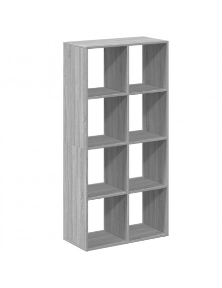 Libreria Divisorio Grigio Sonoma 69,5x29x137,5cm in Truciolato