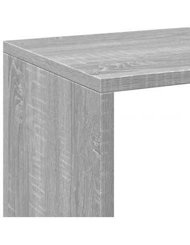 Libreria Divisorio Grigio Sonoma 69,5x29x137,5cm in Truciolato