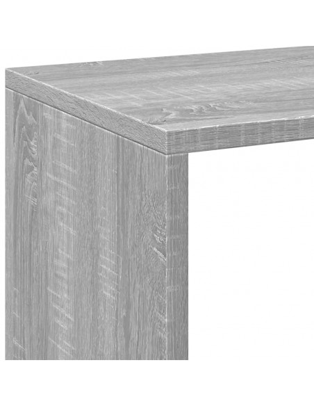 Libreria Divisorio Grigio Sonoma 69,5x29x137,5cm in Truciolato