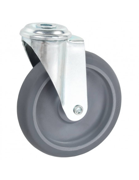 Ruote Girevoli con Foro per Bullone 24 pz 125 mm