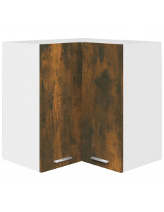 Mobile Pensile Angolo Rovere Fumo 57x57x60 cm Legno Multistrato 2