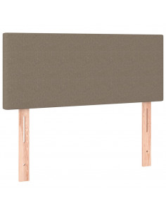 Testiera Tortora 100x5x78/88 cm in Tessuto 2