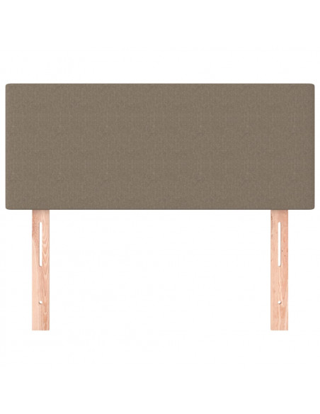 Testiera Tortora 100x5x78/88 cm in Tessuto