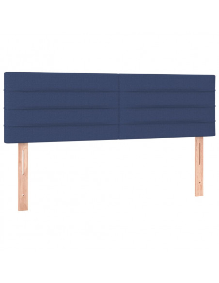 Testiere 2 pz Blu 72x5x78/88 cm in Tessuto