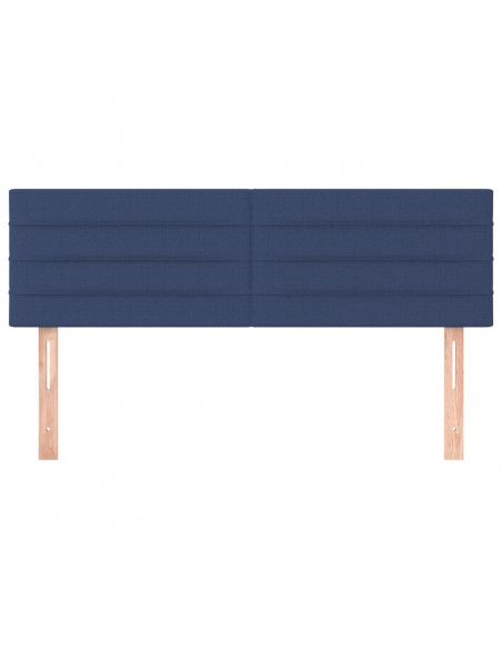Testiere 2 pz Blu 72x5x78/88 cm in Tessuto