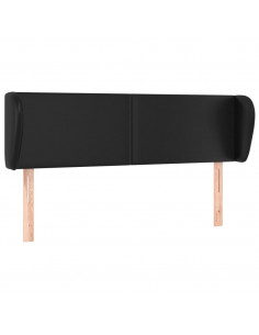 Testiera ad Orecchio Nera 147x23x78/88 cm in Similpelle 2