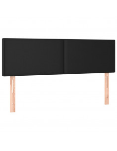 Testiere 2 pz Nere 72x5x78/88 cm in Similpelle 2