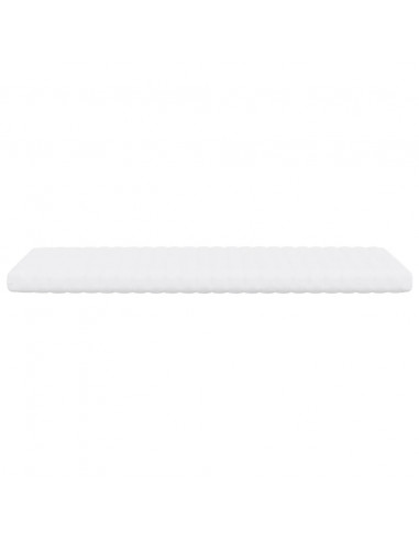 Materasso in Schiuma Bianco 80x210 cm 7 Zone Durezza 20 ILD