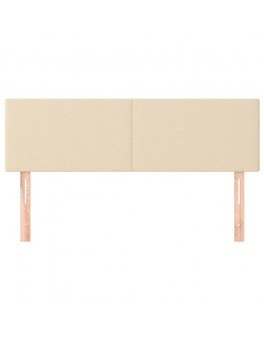 Testiere 2 pz Crema 72x5x78/88 cm in Tessuto