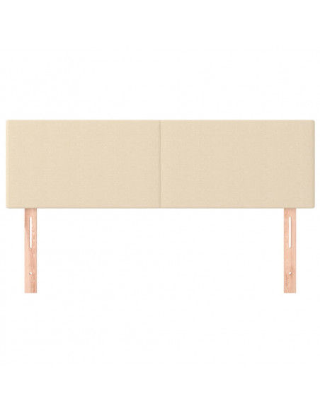 Testiere 2 pz Crema 72x5x78/88 cm in Tessuto