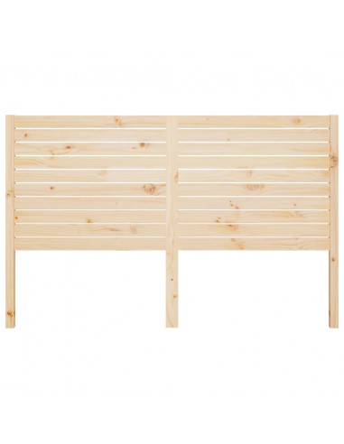 Testiera per Letto 166x4x100 cm in Legno Massello di Pino