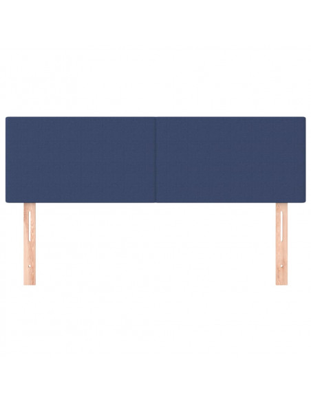 Testiere 2 pz Blu 72x5x78/88 cm in Tessuto