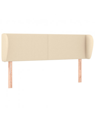 Testiera ad Orecchio Crema 147x23x78/88 cm in Tessuto