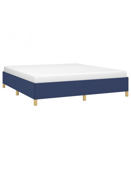 Giroletto a Molle Blu 160x200 cm in Tessuto