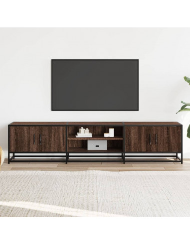 Mobile TV Rovere Marrone 180x35x41 cm in Truciolato