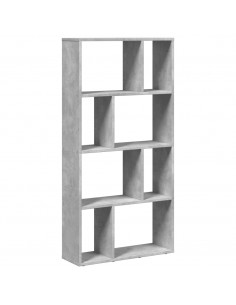 Libreria Grigio Cemento 60x20x120 cm in Truciolato 2