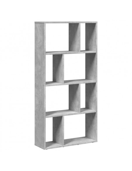 Libreria Grigio Cemento 60x20x120 cm in Truciolato