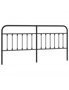 Testiera in Metallo Nero 193 cm 2