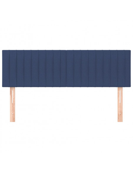 Testiere 2 pz Blu 72x5x78/88 cm in Tessuto