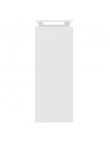 Tavolino Consolle Bianco 102x30x80 cm in Legno Multistrato