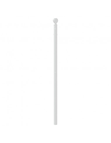 Testiera di Ricambio in Metallo Bianco 100 cm