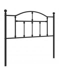 Testiera in Metallo Nero 100 cm 2