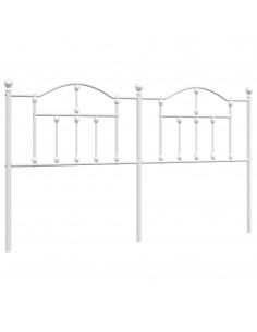 Testiera in Metallo Bianco 160 cm 2