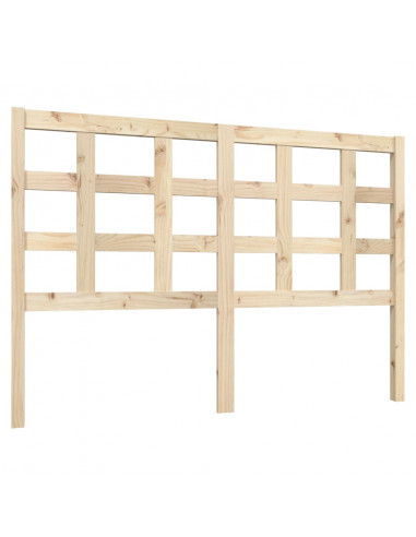 Testiera per Letto 140,5x4x100 cm in Legno Massello di Pino