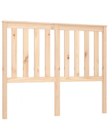 Testiera per Letto 141x6x101 cm in Legno Massello di Pino