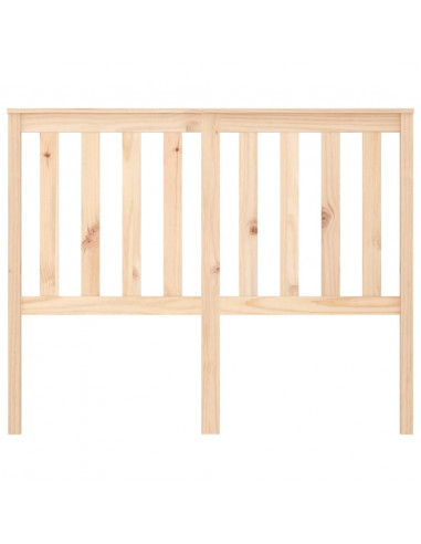 Testiera per Letto 141x6x101 cm in Legno Massello di Pino