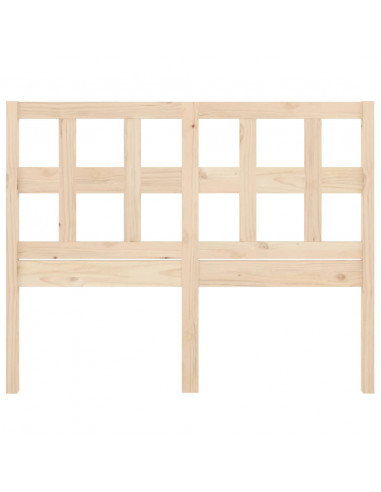 Testiera per Letto 140,5x4x100 cm in Legno Massello di Pino