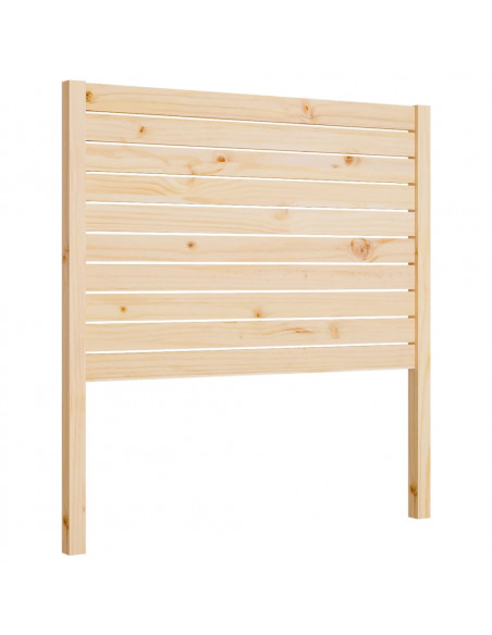 Testiera per Letto 106x4x100 cm in Legno Massello di Pino