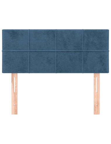 Testiera Blu scuro 90x5x78/88 cm in Tessuto