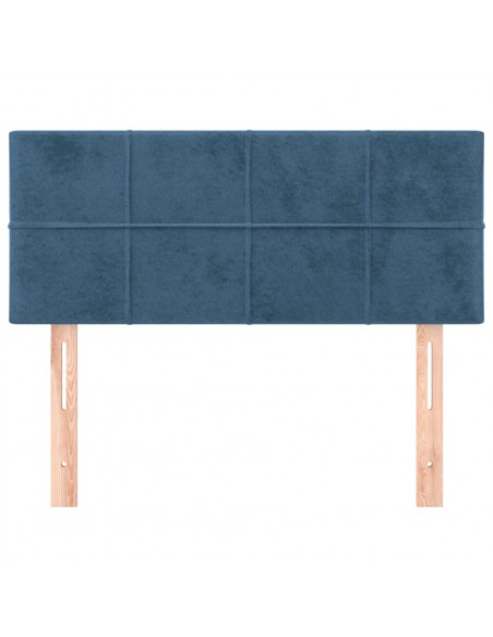 Testiera Blu scuro 90x5x78/88 cm in Tessuto