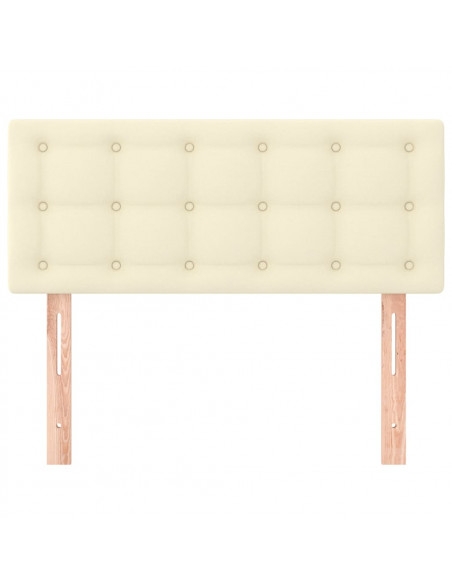 Testiera Crema 80x5x78/88 cm in Similpelle