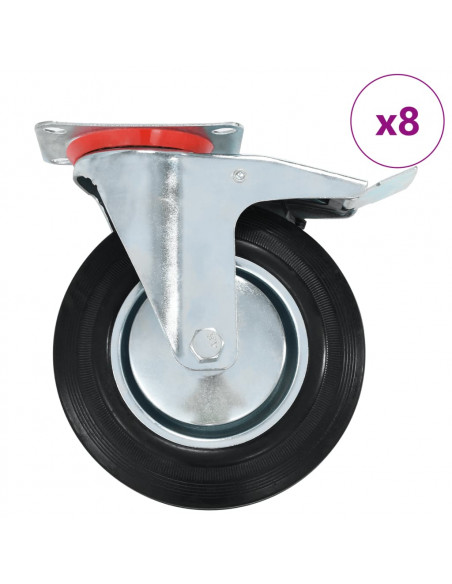 Ruote Girevoli 8 pz 200 mm