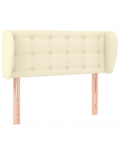 Testiera ad Orecchio Crema 83x23x78/88 cm in Similpelle 2