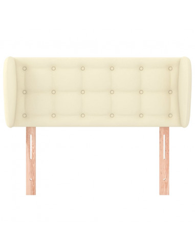 Testiera ad Orecchio Crema 83x23x78/88 cm in Similpelle