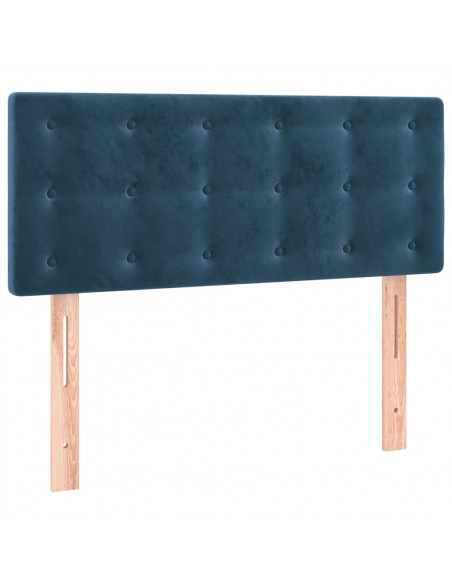 Testiera Blu Scuro 80x5x78/88 cm in Velluto