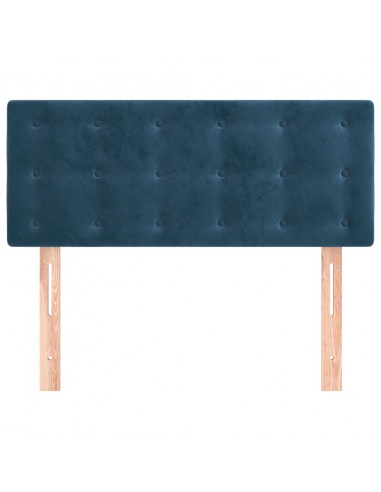 Testiera Blu Scuro 80x5x78/88 cm in Velluto