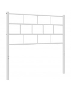 Testiera in Metallo Bianco 107 cm 2