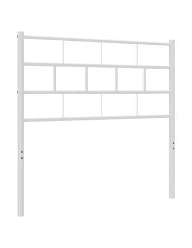 Testiera in Metallo Bianco 107 cm