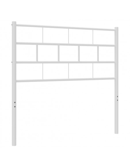 Testiera in Metallo Bianco 107 cm