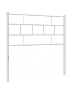 Testiera in Metallo Bianco 80 cm 2