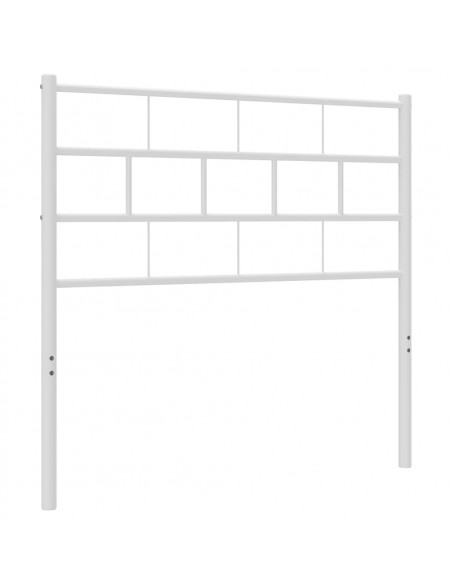 Testiera in Metallo Bianco 100 cm
