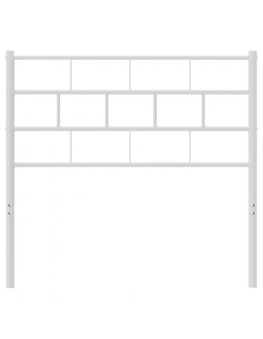 Testiera in Metallo Bianco 100 cm